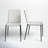 Brett 18'' H Leather Upholstered Metal Armchair-751928385-751928386