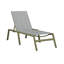 Berlin Gardens Vida Aluminum Chaise Armless Lounge With Sling Fabric-1148880-1148469