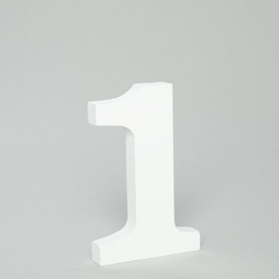 Text & Numbers Letter Block