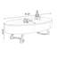 Table basse ovale en acier inoxydable brun-1248294272-1248294274