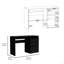 Bureau d'ordinateur, 3 tiroirs, une tablette-1217049913-1217049912