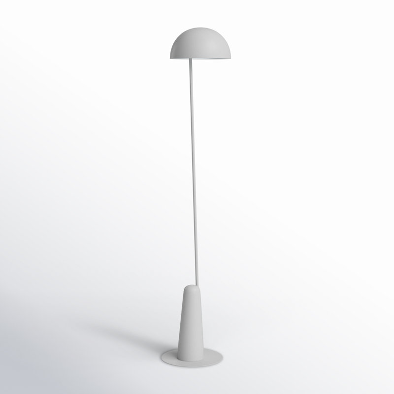 Iyanna 58.58'' Traditional Floor Lamp, Gray
