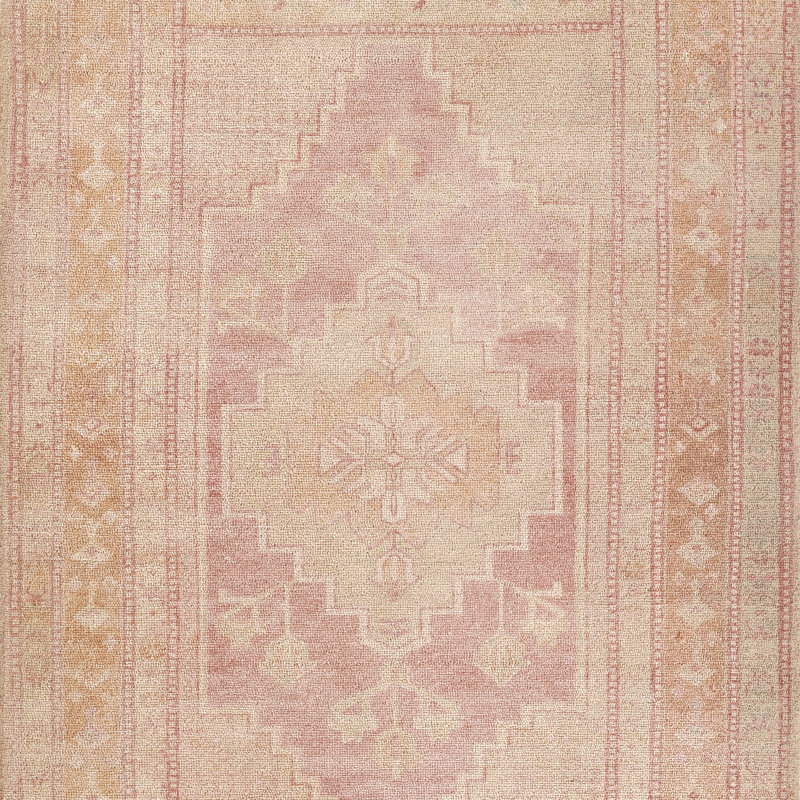 Tapis rose touffeté à la main Momeni Luna, Rectangulaire 8 pi x 10 pi