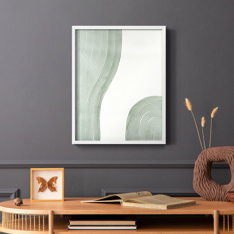 «Get Going III», reproduction encadrée - bois massif, H 14 po x l 11 po, Blanc