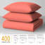 Cotton Solid Colour Duvet Cover Set with Pillow Shams Included-122609349