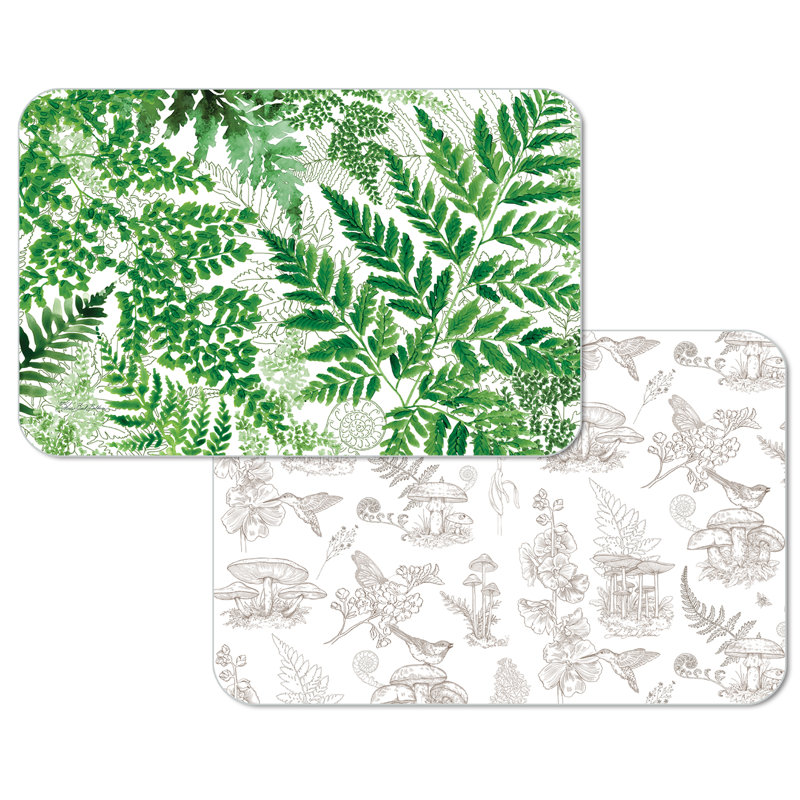 Ensemble de napperons réversibles faciles d'entretien Fernery