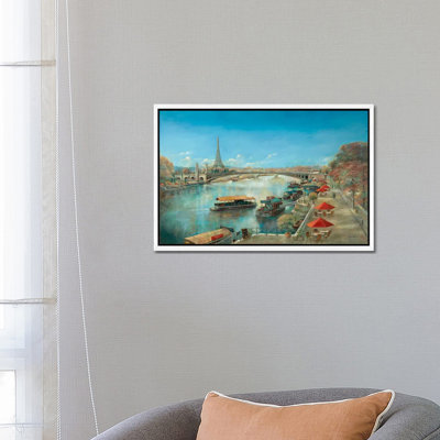 River Tranquility by Ruane Manning - Wrapped Canvas Painting