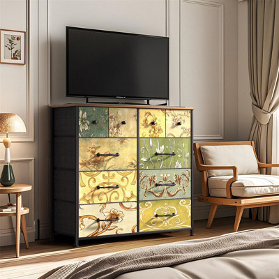 100 cm W Chest of 10 Drawers