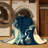 Machine Washable Wilkerson Clam Chowder Coastal Solid Color Rug in Blue – Navy Binding-50239557