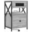 Bedside Cabinet 40 X 31 X 60 Cm Engineered Wood-1523785078