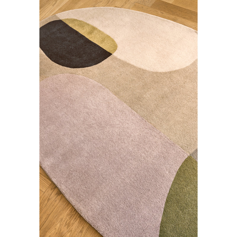 Décor Miller, Brun; rose; beige, Nouveauté 5 pi 3 po x 7 pi 6 po