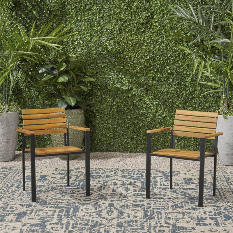 Chaise en bois et métal Laris