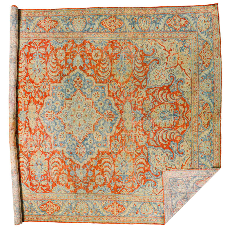 One-of-a-Kind 10'0″ X 13′0″ 1990s Wool Area Rug in