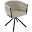 Authneil Velvet Metal Armchair-872158103-805744039-820958129