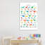 Dinosaur Alphabet - impression d'art graphique-52836229-52836233-52836242