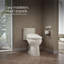 Siège de toilette bidet allongé Purewash E860
