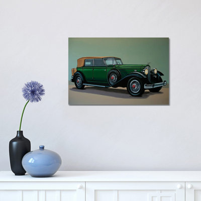 Packard Phaeton 1934 by Paul Meijering - Wrapped Canvas Print