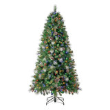 Home Heritage Lincoln Artificial Prelit Holiday Christmas Tree