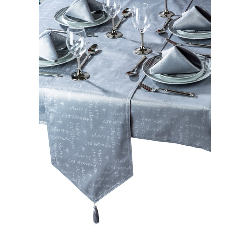 Abernethy Merry Christmas Tablecloth, 178cm W x 274cm L