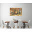 «Tuscan Kitchen Red Poppies», reproduction d'art sur toile tendue-26358647