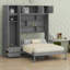 Lit escamotable avec armoire supérieure Murphy-1564877907