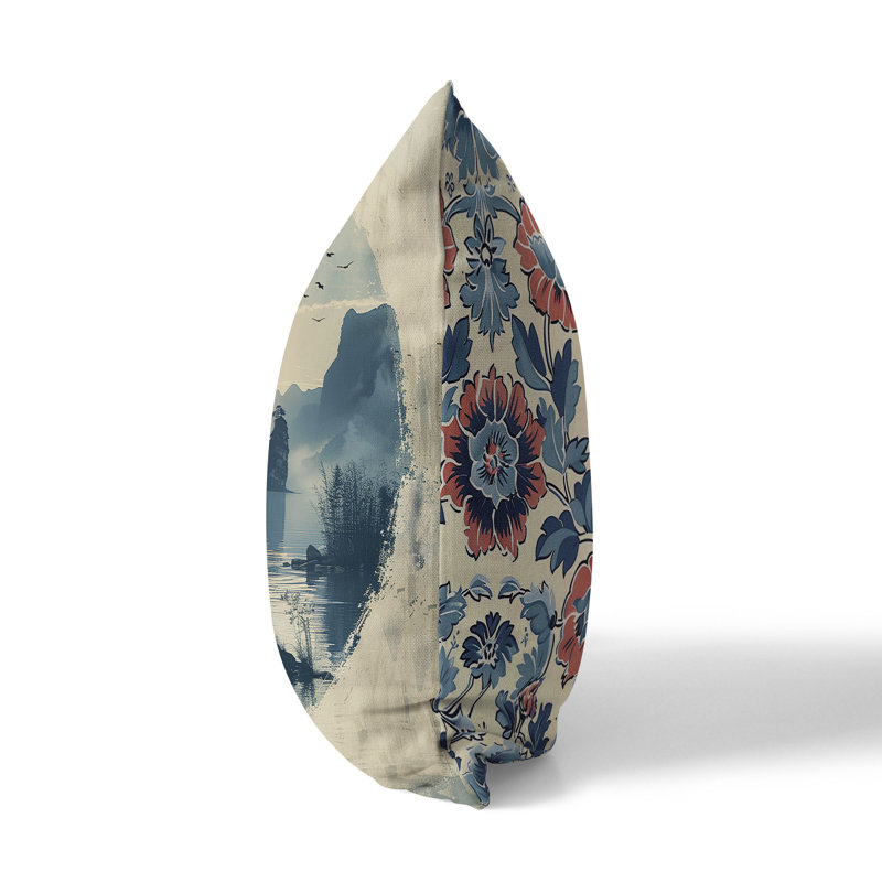 Coussin Mountain Stream Harmony, H 20 po x l 20 po