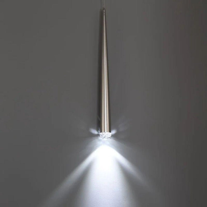 Cascade 15 - Light Dimmable Novelty Chandelier, 180" H x 2" W x 180" D, Polished Nickel, 1