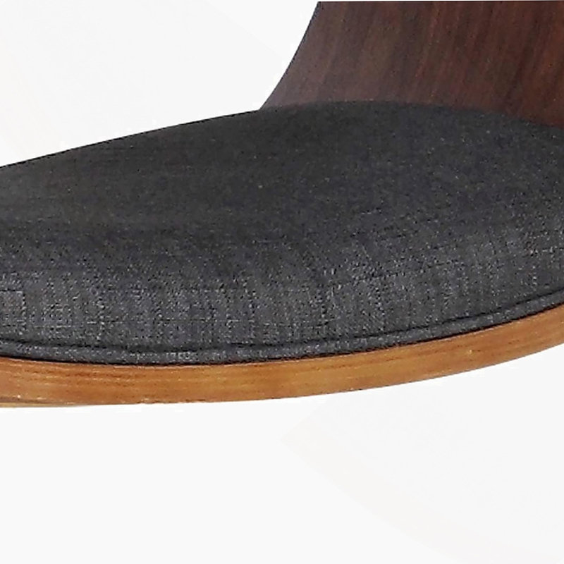 Tabouret de bar pivotant réglable en chêne patiné avec accoudoirs