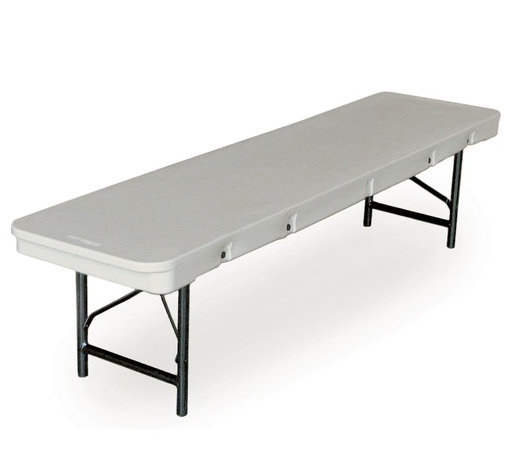 Table pliante en plastique Commercialite, H 30 po x L 96 po x l 18 po