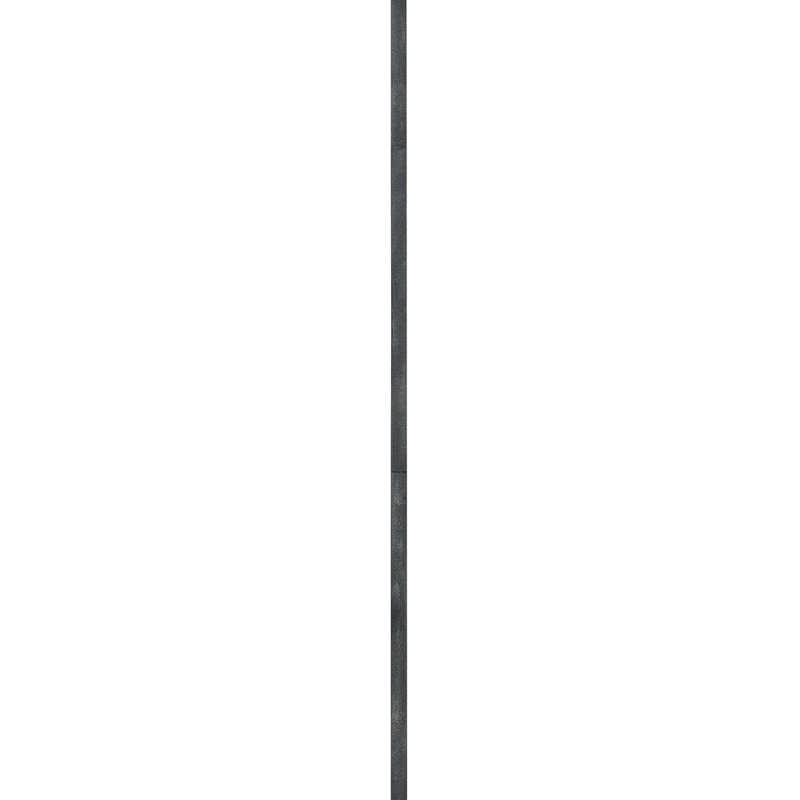 Tige d'accessoire 12 po - Zinc vieilli - Acier, Zinc vieilli