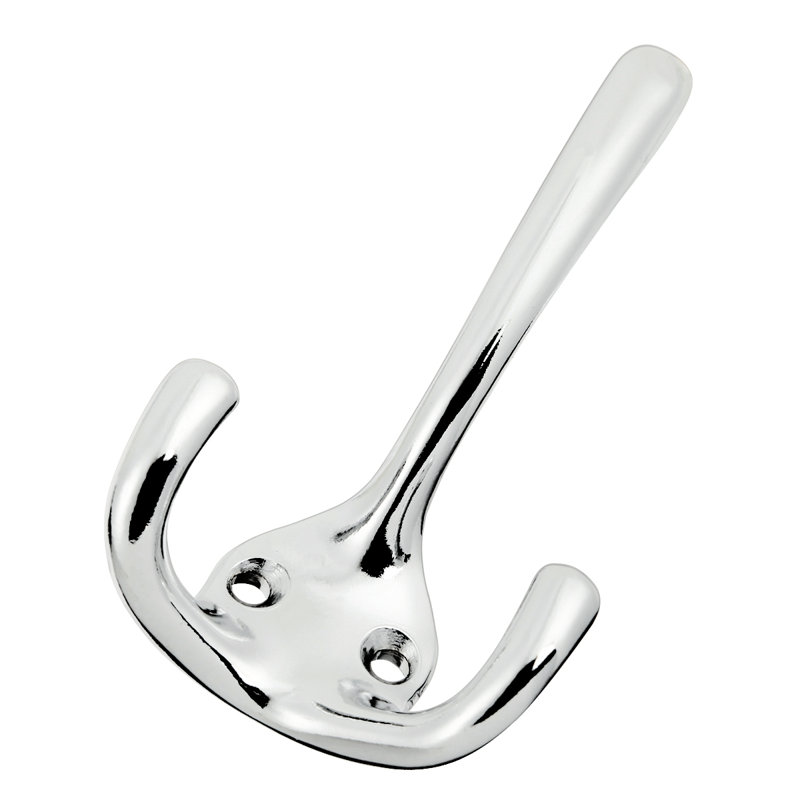 Utility Metal Wall Wall Hook, Chrome