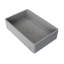 Rectangular 19.23-inch Grey Concrete Bathroom Sink With Unique Finish And Temperature Resistance In Renovation Modern Easy Maintenance Aesthetic Design
