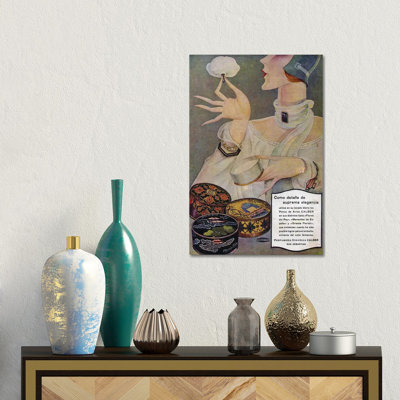 1929 Spain Perfumeria Cosmetics Magazine Advert by The Advertising Archives - No Frame Gallery-Wrapped Canvas Giclée on Canvas