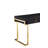 Pangea Home Julia Modern Contemporary Glam Office Desk – 2 Drawers - Wood Veneer with Steel Legs-901103733