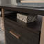 Bureau en L, finition noire