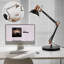Metal Clip On Lamp