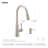 Moen Trew Single-Handle Pull-Down Sprayer Kitchen Faucet With Reflex And Power Boost-113441175