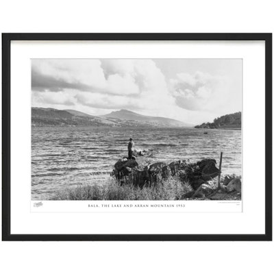 Bala, the Lake and Arran Mountain 1953 1 Piece Single Picture Frame Wall Art