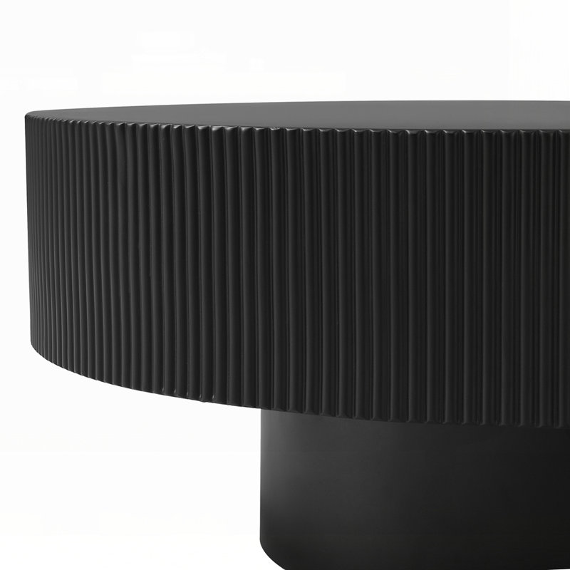 Table basse élégante et facile à assembler, Noir