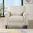 White Genuine Leather selected