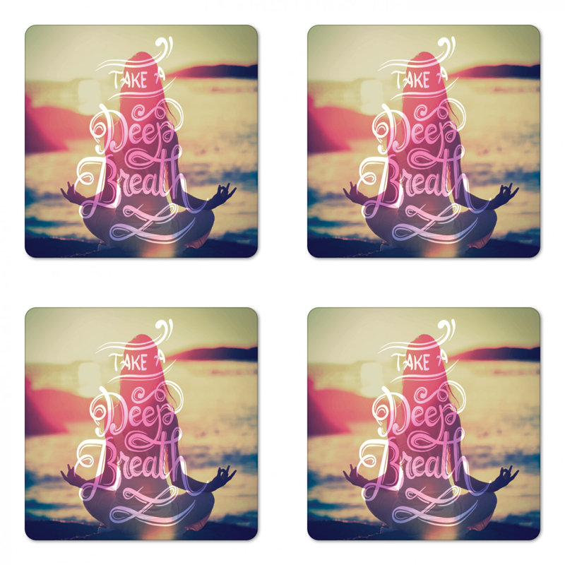Sous-verre yoga