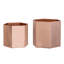 Indoor Handmaded Metal Pot Planter Set