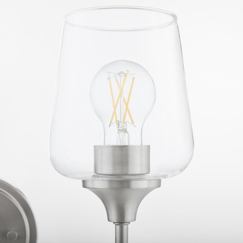 Éclairage pour meuble-lavabo 2 lumières Ahren, Satin Nickel