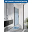 Pivot Frameless Glass Shower Door With SGCC & ANSI Certified Tempered Glass and Handle-133433635-133433636