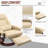 PU Swivel Manual Recliner Chair-1272862933