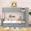 Lit superposé double au-dessus de double avec 2 tiroirs et armoire à couches multiples