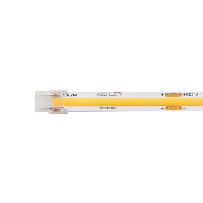 6T Series Tape Light COB Dry Tunable Tape to Wire Clear Crimp Connectors 5-Pack
