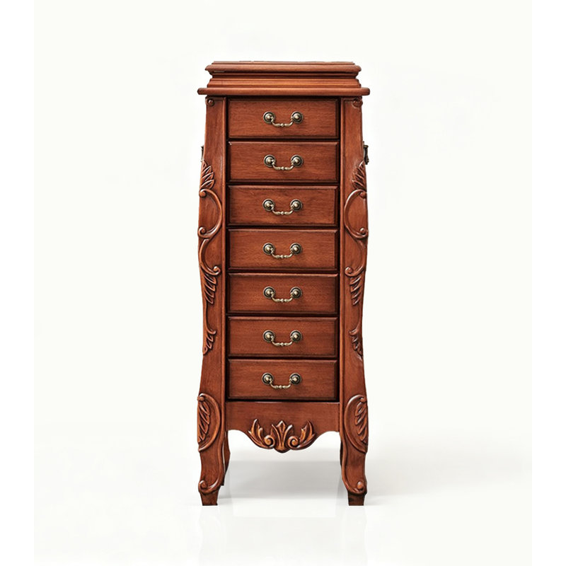 Coffre de rangement à bijoux American Tulipwood