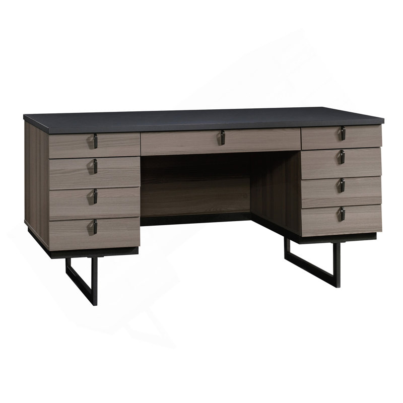 Executive Desk, Brown Finish