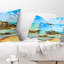 Coussin lombaire national beach seascape st malo